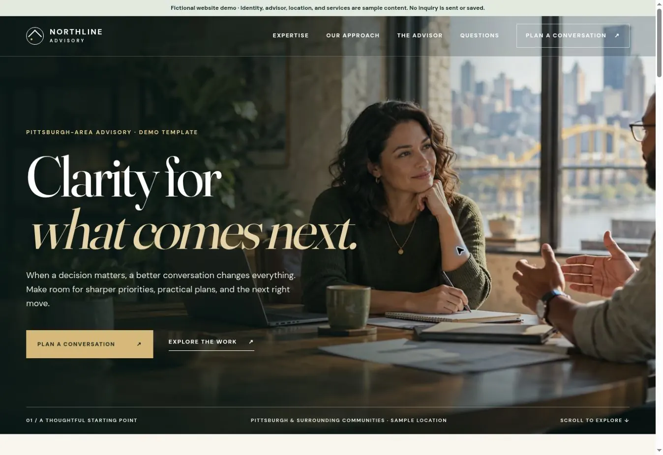 Northline Advisory — Consultation Website